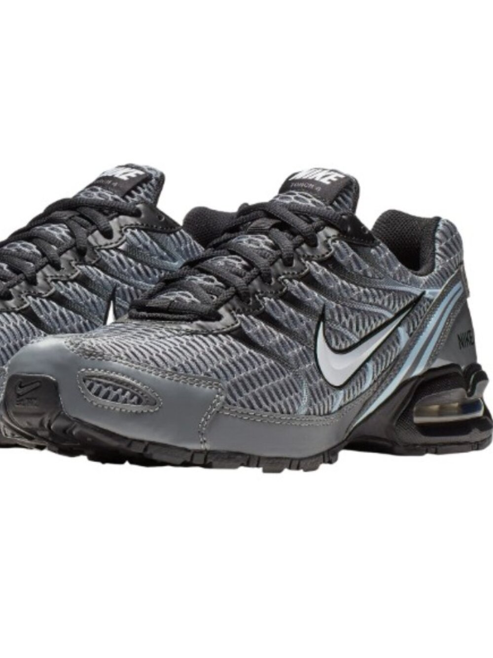 Nike Men's Max Torch 4 343846-012 Grey Black Athletic Running Shoes 12M